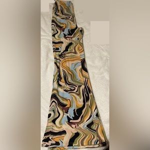 Long Multi-Colored Bellbottom Pants